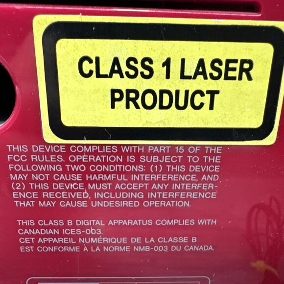 Rare TEAC Retro SL-D80 AM/FM Stereo Radio In Red {Q} - Picture 16 of 16